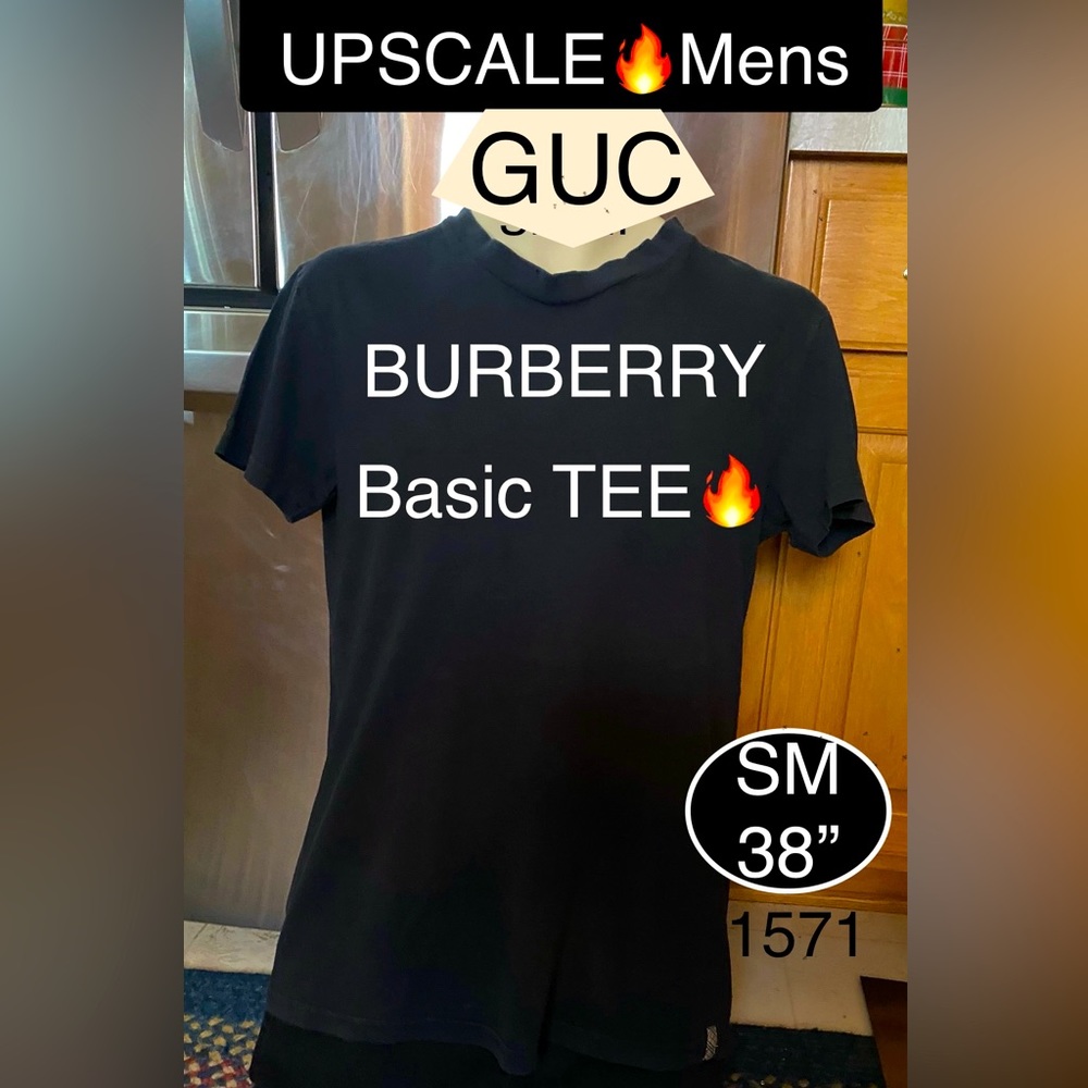 Burberry Basic Black Upscale Teegucso Luxurious!S… - image 1